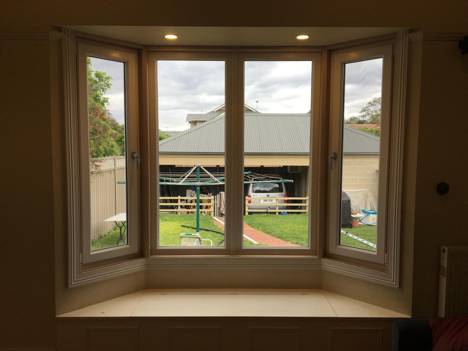 Interior view of the completed Richmond replacement window