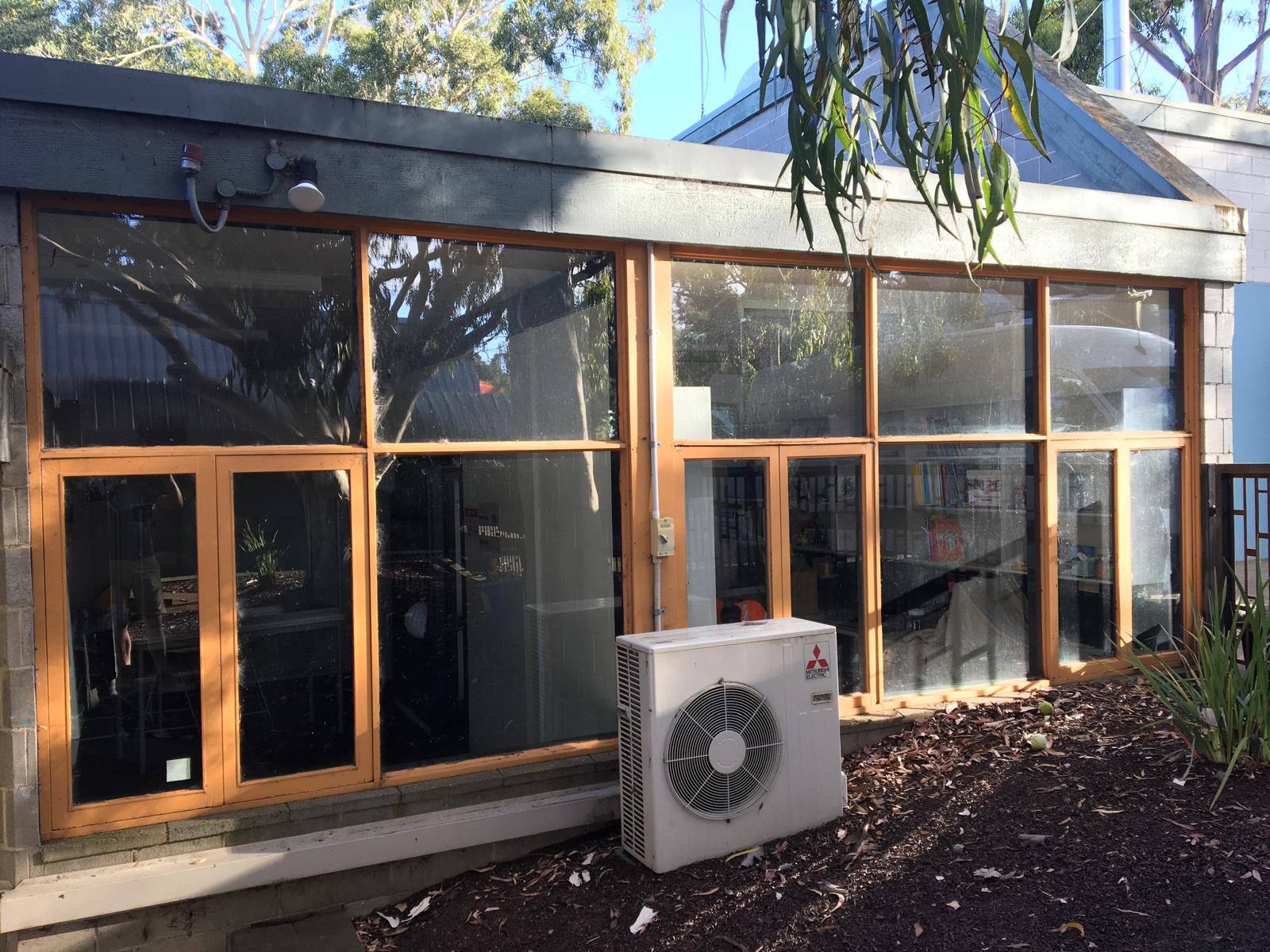 Eltham College window installation before replacement