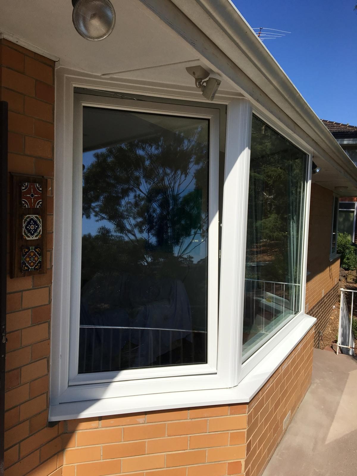 Bay window on a brick Melbourne home