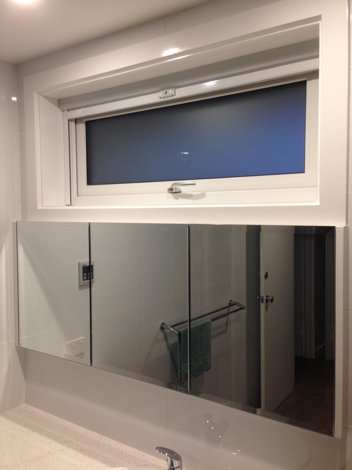 Awning window above a stairwell void